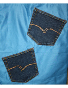 Tot bag poches en jean 2