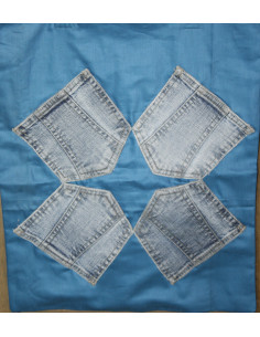 Tot bag poches en jean 2
